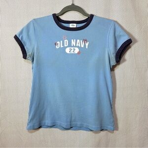 Y2K Old Navy Kids Blue T-Shirt